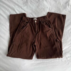 Garage Dark Brown Carpenter Pants